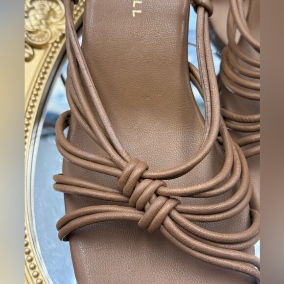 🆕 LOEFFLER RANDALL 🧿 NWOT Ryder Leather Knotted Sandals, Chocolate Brown, Sz 7 - Picture 15 of 16